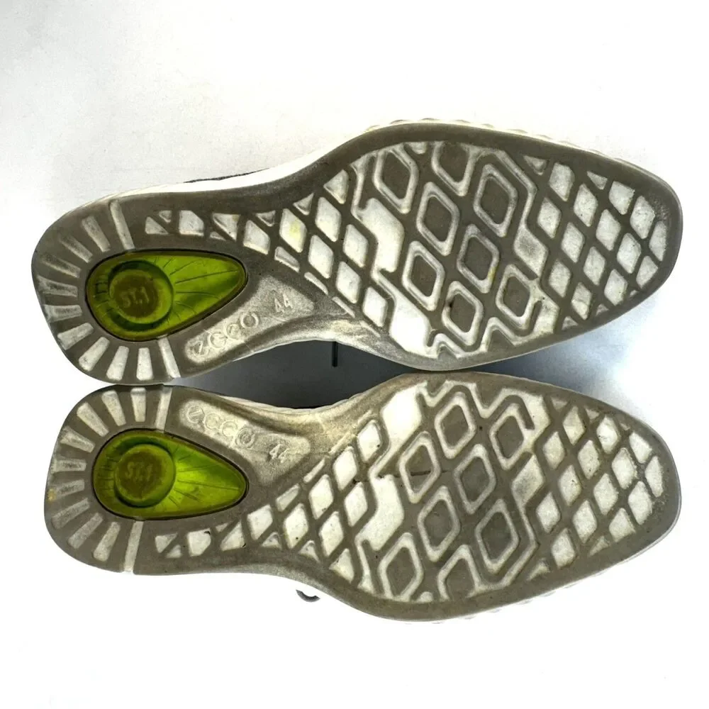 Ecco Mens EU44 US 10-10.5 St. 1 Hybrid Lite Gray Mesh Summer Derby Oxford Shoes